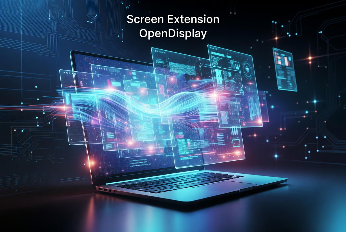 值得用一篇文章来分享的开源屏幕扩展软件 OpenDisplay